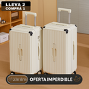 [Llevá 2 Pagá 1] Valija de Viaje de Alta Capacidad en Policarbonato con Forro Interno y Divisiones Inteligentes