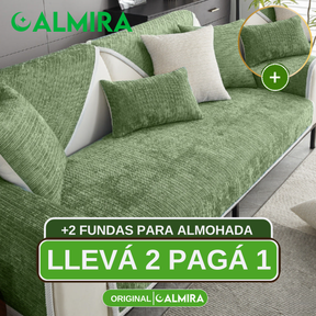 [Llevá 2 Pagá 1] Funda de Sofá Completa en Algodón y Poliéster +2 REGALOS: Almohadones