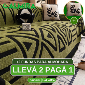 [Llevá 2 Pagá 1] Funda para Sofá Confortable (Calidad y Comodidad Para Tu Hogar) +2 REGALOS: 2 Fundas para Almohadones