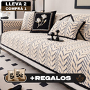 [Llevá 2 Pagá 1] Funda para Sofá Aurora (¡Ligereza y Encanto que Transforman tu Sala!) + REGALO: 2 Almohadas Decorativas