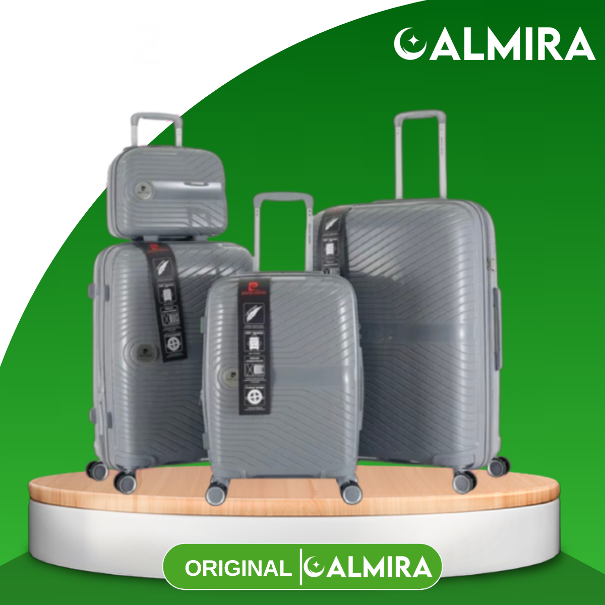 Set De 4 Valijas Rigidas Giro 360 (Perfectas para viajar)