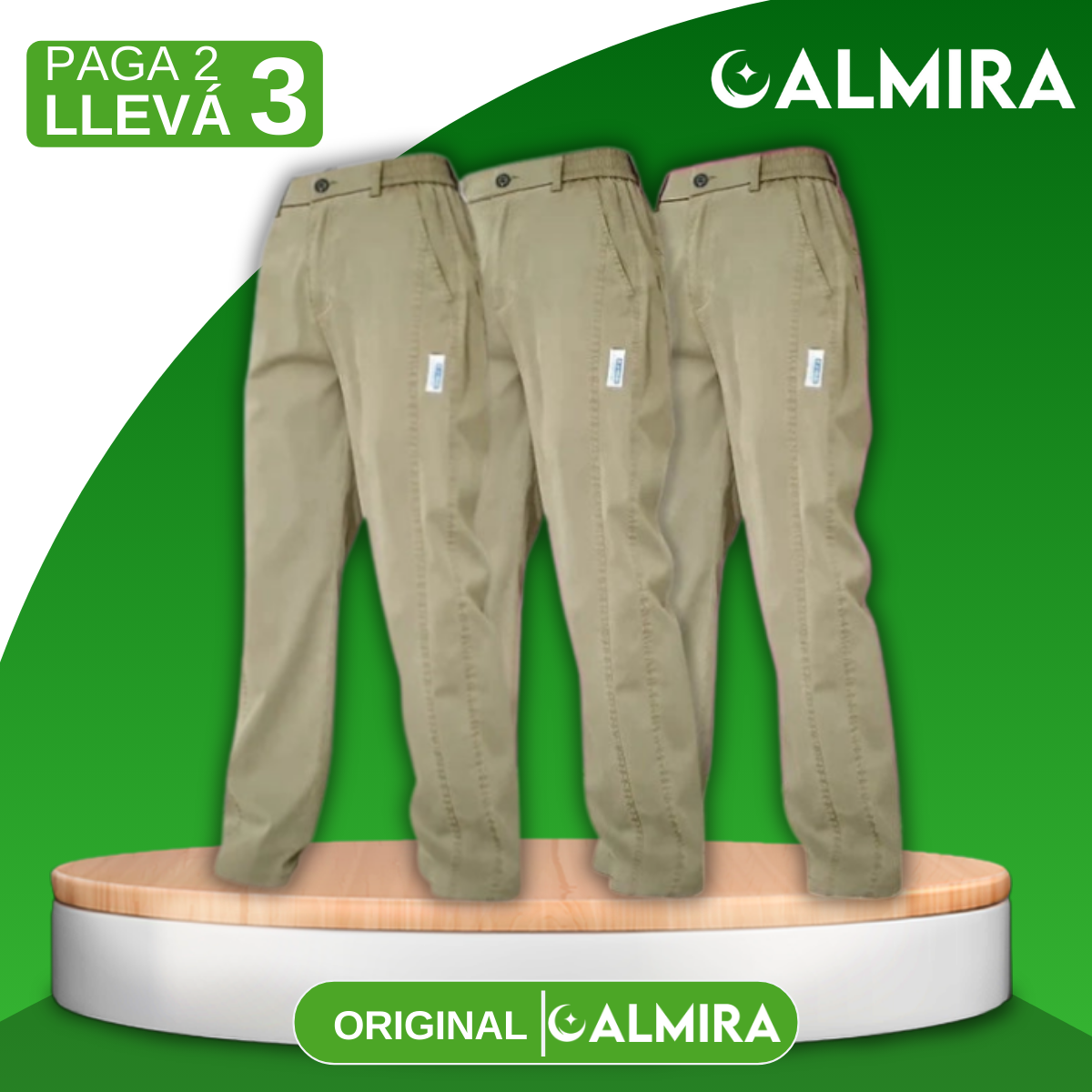 [Llevá 3 Pagá 2] Pantalón Femenino en Seda Hielo y Poliéster (¡El Más Buscado de 2025!)