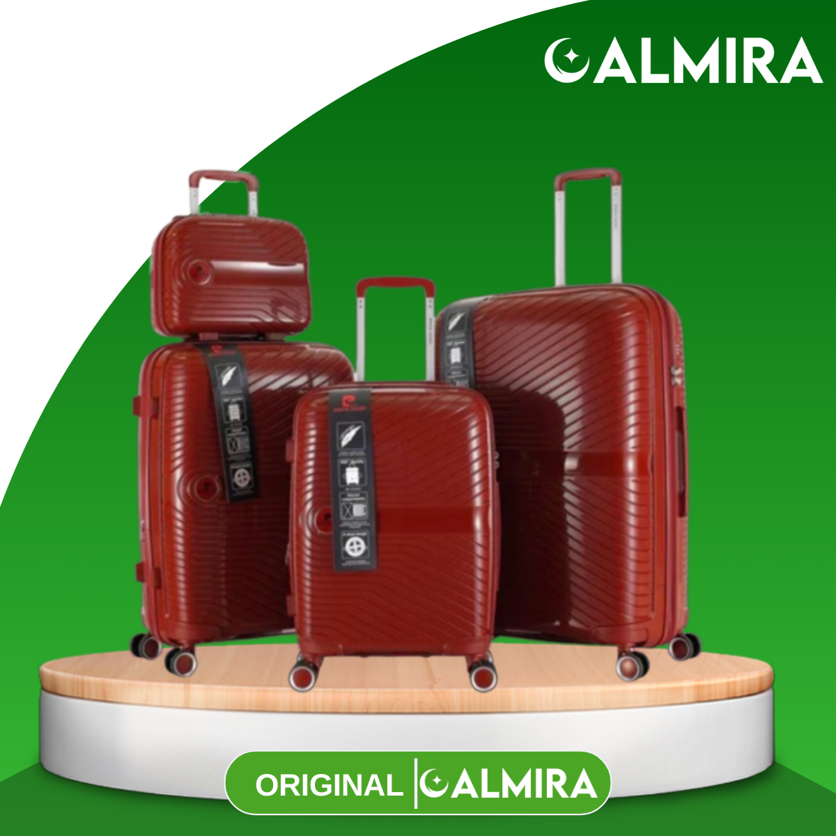 Set De 4 Valijas Rigidas Giro 360 (Perfectas para viajar)