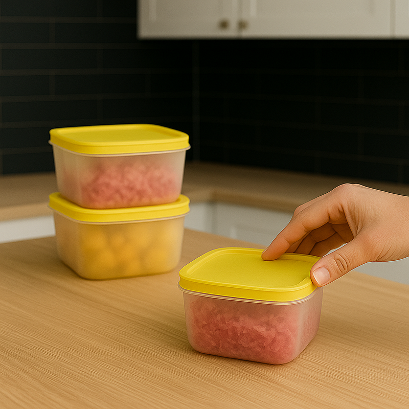 Kit de 13 Tuppers Herméticos con Tapa Antifugas Resistente al Congelador y al Microondas [Últimas Unidades]