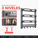 [Llevá 2 Pagá 1] Organizador de Baño de Acero Inoxidable con 3 Estantes Retráctiles