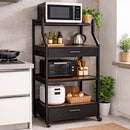 Organizador Multifuncional de Cocina de 5 Niveles en Acero Inoxidable y Madera +REGALO: Kit de Utensilios de Cocina