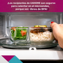 Kit con 15 Frascos Herméticos de Vidrio + 10 Vasos de Vidrio Aruba [¡ÚLTIMAS UNIDADES EN STOCK!]