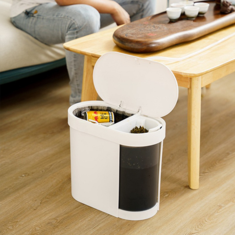 [Llevá 2 Pagá 1] Tacho de Basura Smart Automático con Divisor Inteligente Anti Olor