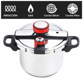 [Llevate 2 y pagá 1] Olla a Presión TurboChef de Acero Inoxidable | A Prueba de Explosiones + REGALO: Kit de Utensilios