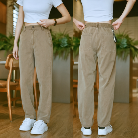 [Llevá 3 Pagá 2] Pantalón Femenino en Seda Hielo y Poliéster (¡El Más Buscado de 2025!)
