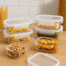 Kit con 15 Frascos Herméticos de Vidrio + 10 Vasos de Vidrio Aruba [¡ÚLTIMAS UNIDADES EN STOCK!]