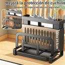 [Llevá 2 Pagá 1] Escurridor Inteligente Multifuncional en Acero Inoxidable con Gran Capacidad y Diseño Moderno + REGALO: Kit de Utensilios
