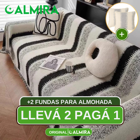 [Llevá 2 Pagá 1] Funda para Sofá Encanto en Algodón y Poliéster +REGALOS: 2 Almohadones