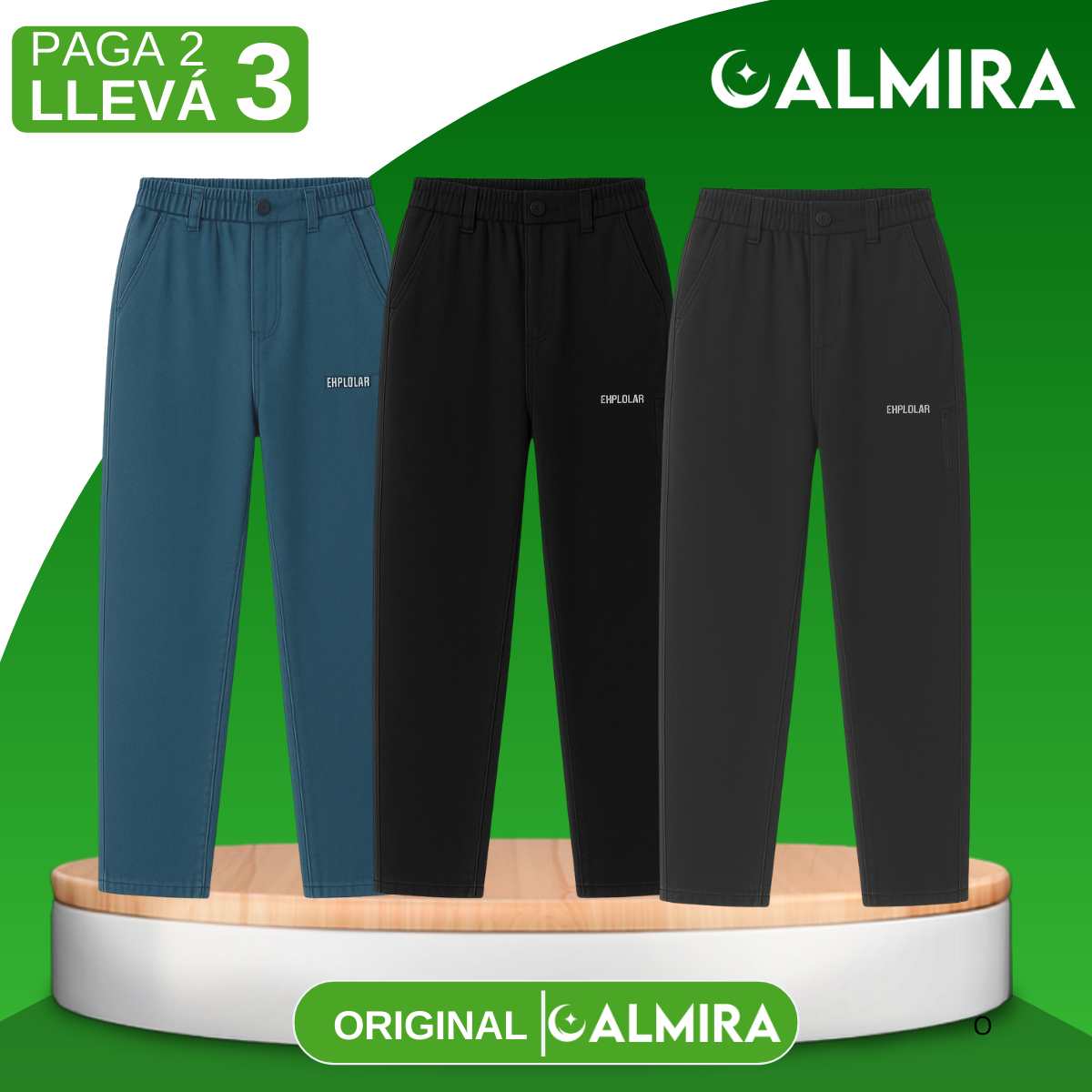 [Llevá 3 Pagá 2] Pantalón Femenino en Jeans (Encanto y Estilo para tu día a día)
