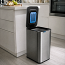 [LLEVÁ 2 PAGÁ 1] Tacho de Basura Smart Antiolores de Acero Inoxidable con Apertura Automática