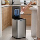 [LLEVÁ 2 PAGÁ 1] Tacho de Basura Smart Antiolores de Acero Inoxidable con Apertura Automática