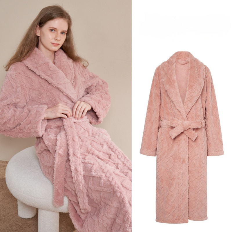 [Llevá 3 Pagá 2] Bata de Mujer Velvet Aterciopelada 100% Algodón (Abrigo y Elegancia para el Invierno!)