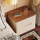 [Llevá 2 Pagá 1] Organizador de Mesita de Luz con 2 Cajones de Madera (¡Moderno y Práctico!)