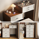 [Llevá 2 Pagá 1] Mesita Organizadora de Dormitorio de Madera con 4 Cajones y Compartimentos Inteligentes