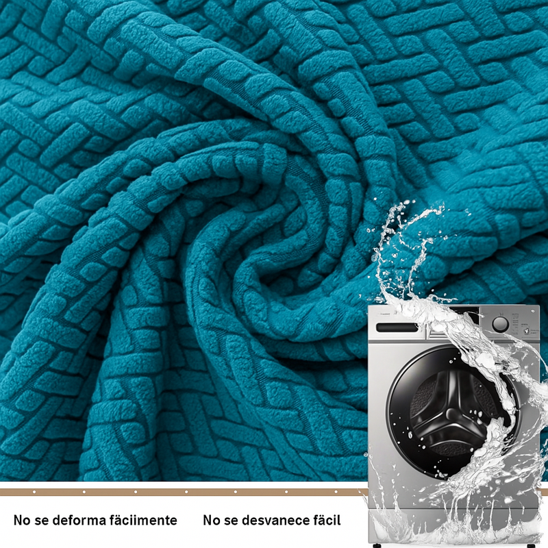 [Llevá 6 Pagá 3] Fundas de Lujo Elásticas Noele con Protección Antimanchas y Ajuste Perfecto (¡Transformá tus sillas en segundos!)