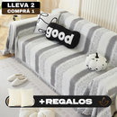 [Llevá 2 Pagá 1] Funda para Sofá Encanto en Algodón y Poliéster +REGALOS: 2 Almohadones