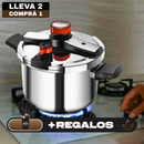 [Llevate 2 y pagá 1] Olla a Presión TurboChef de Acero Inoxidable | A Prueba de Explosiones + REGALO: Kit de Utensilios