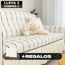 [Llevá 2 Pagá 1] Funda para Sofá Olivia Completa en Algodón +2 Regalos: Fundas para Almohadones