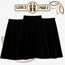 [Llevá 3 Pagá 2] Falda Midi Femenina de Chenilla y Terciopelo con Cintura Alta (¡Elegante y Minimalista!)