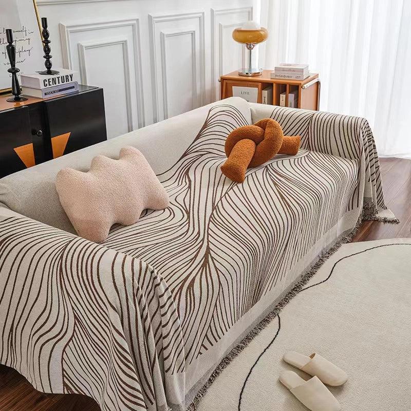 [¡Llevá 2 Pagá 1!] Funda para Sofá Clara(Calidad y Comodidad para tu Hogar) + 2 REGALOS: 2 Fundas para Almohadones